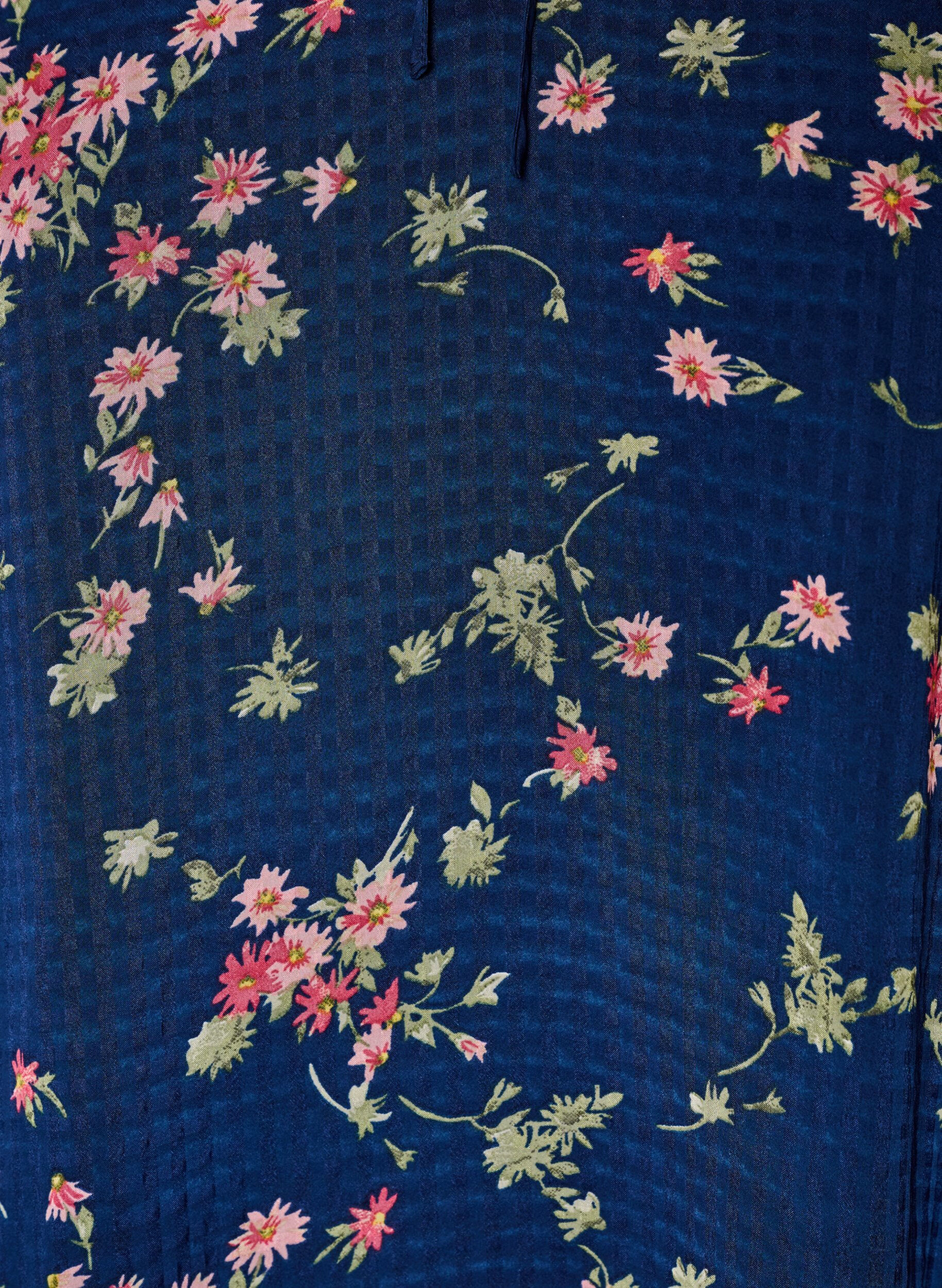 ZizzifashionFloral print A-line tunic, Blue, Packshot image number 2