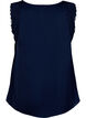 Top with lace and cross detail, Navy, Packshot image number 1