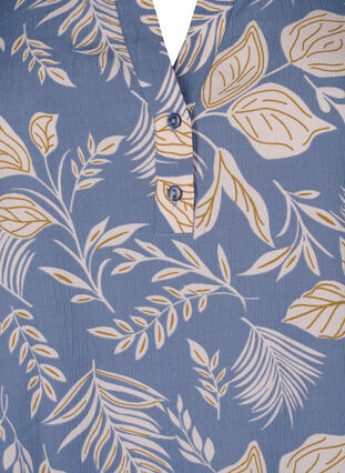 FLASH - Long sleeve blouse with print, Delft AOP, Packshot image number 2