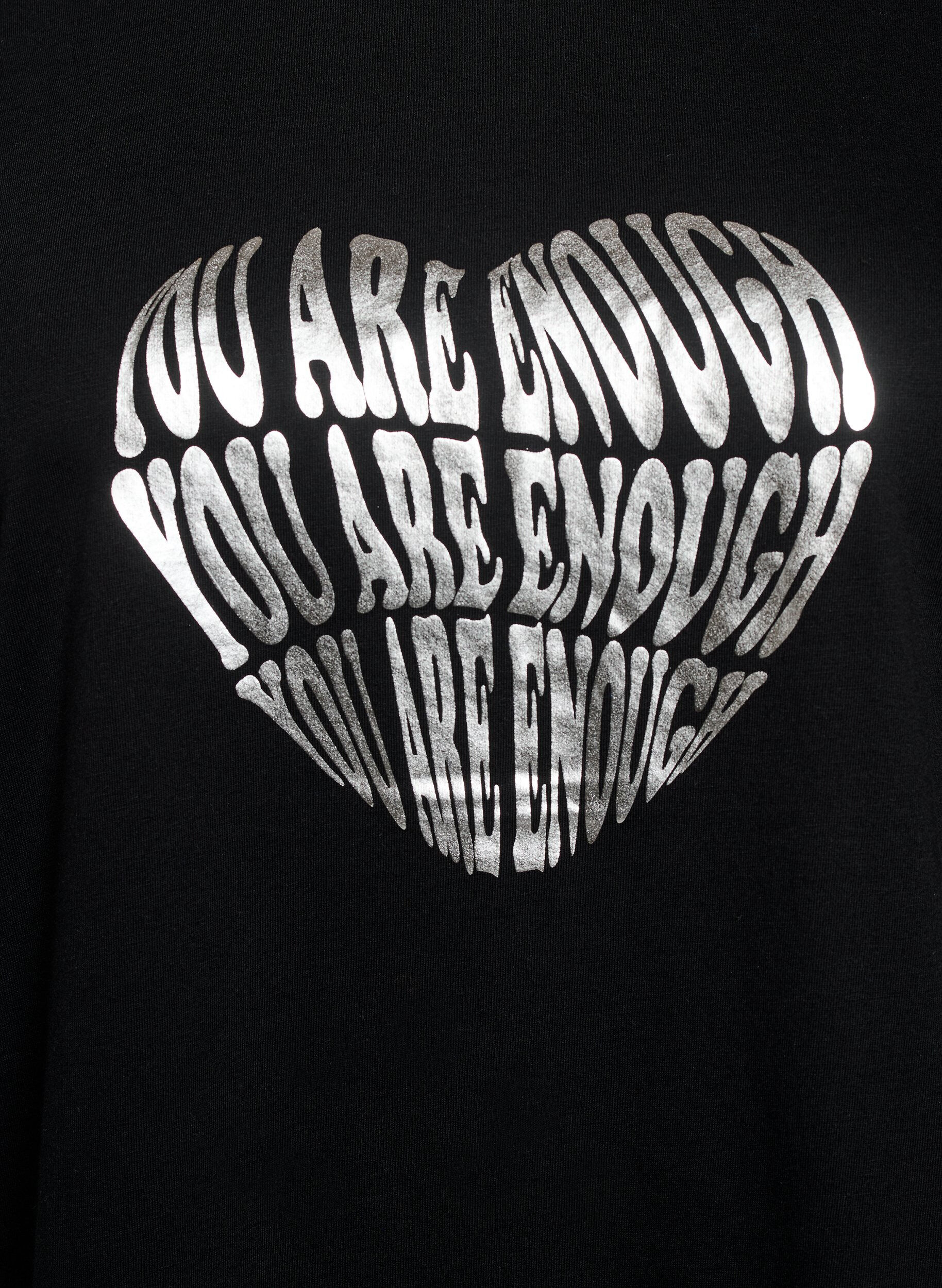 Zizzifashion FLASH - T-shirt with print, Black, Packshot image number 2