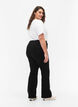 High waisted jeans with bootcut, Black, Model image number 1