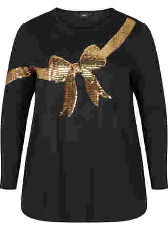 Christmas jumper with sequins