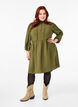 Knee-length dress with embroidery and 3/4 sleeves, Winter Moss, Model image number 2