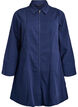 Short twill dress with zipper, Blue, Packshot image number 0