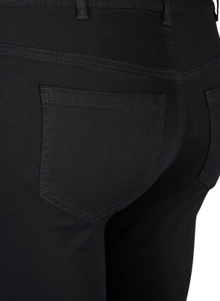 High-waisted Amy jeans with rhinestones, Black, Packshot image number 4