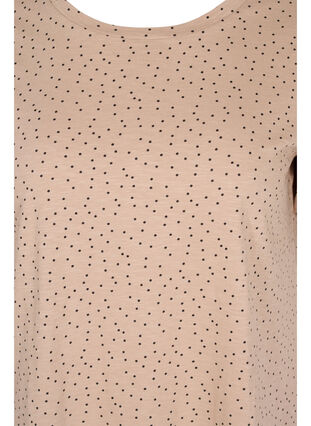 Cotton t-shirt with polka dots, Neutral w. Dots, Packshot image number 2
