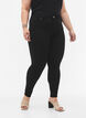 High-waisted Amy jeans with super slim fit, Black, Model image number 2