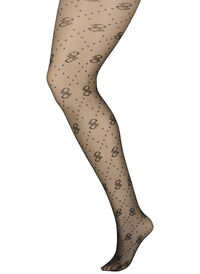 Patterned tights in 25 denier