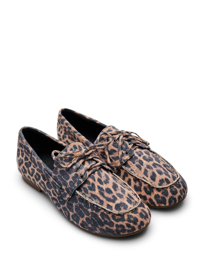 Faux suede moccasins, Beige, Packshot image number 1