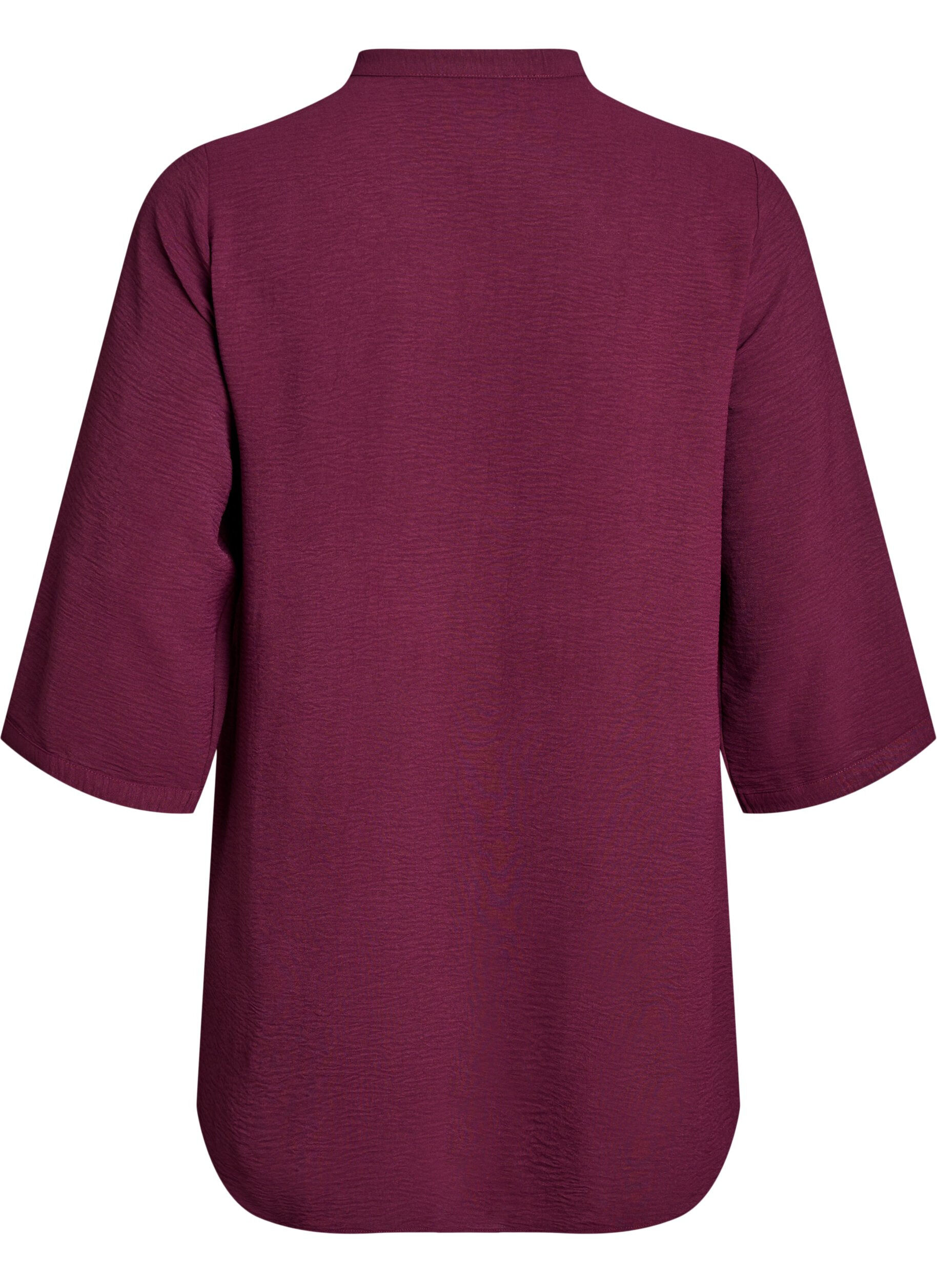 ZizzifashionTunic with 3/4 sleeves, Dark Bordeaux, Packshot image number 1