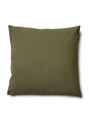 Cotton pillowcase, Ivy Green, Packshot image number 1