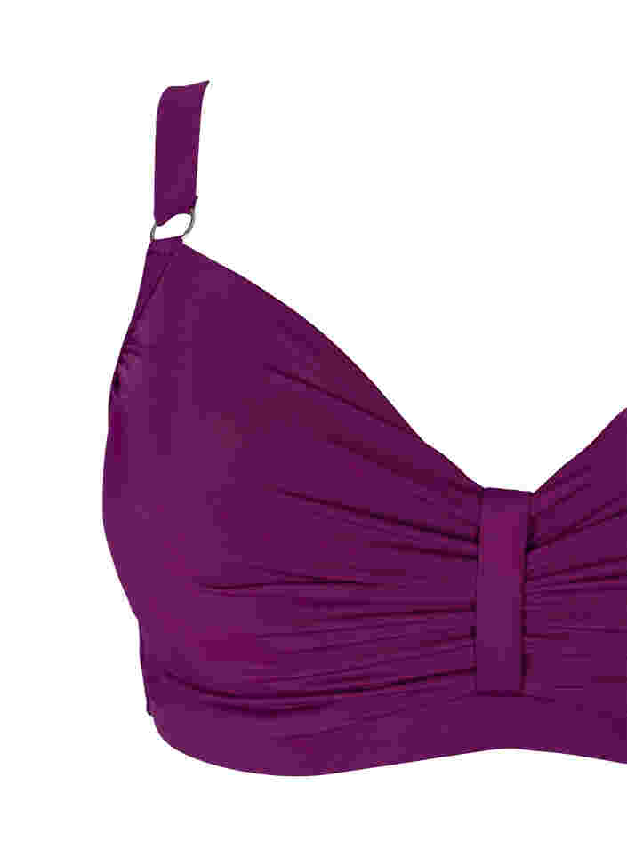 Bikini top with underwire, Dark Purple, Packshot image number 2