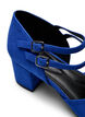 Pumps with double straps, Blue, Packshot image number 3
