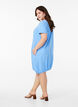 Short-sleeved cotton dress, Light Blue, Model image number 2