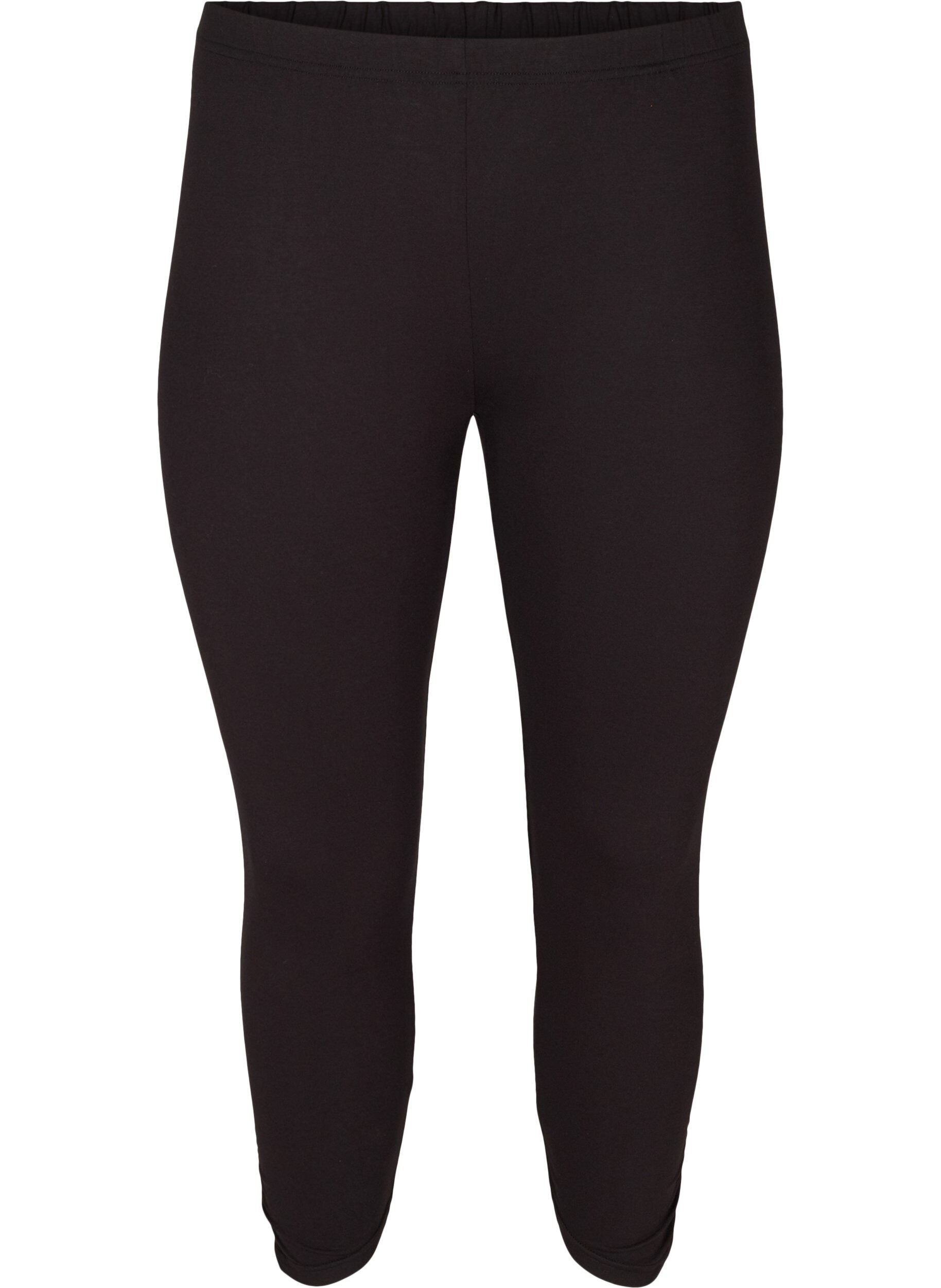 Basic 3/4 leggings with ruched detail