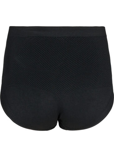 Seamless knickers with high waist, Black, Packshot image number 1