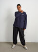 Training trousers with balloon legs, Black, Model image number 0