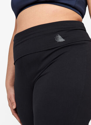 Sports trousers with a drawstring ankle, Black, Model image number 4