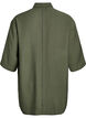 Tunic in viscose with pockets and collar, Green, Packshot image number 1