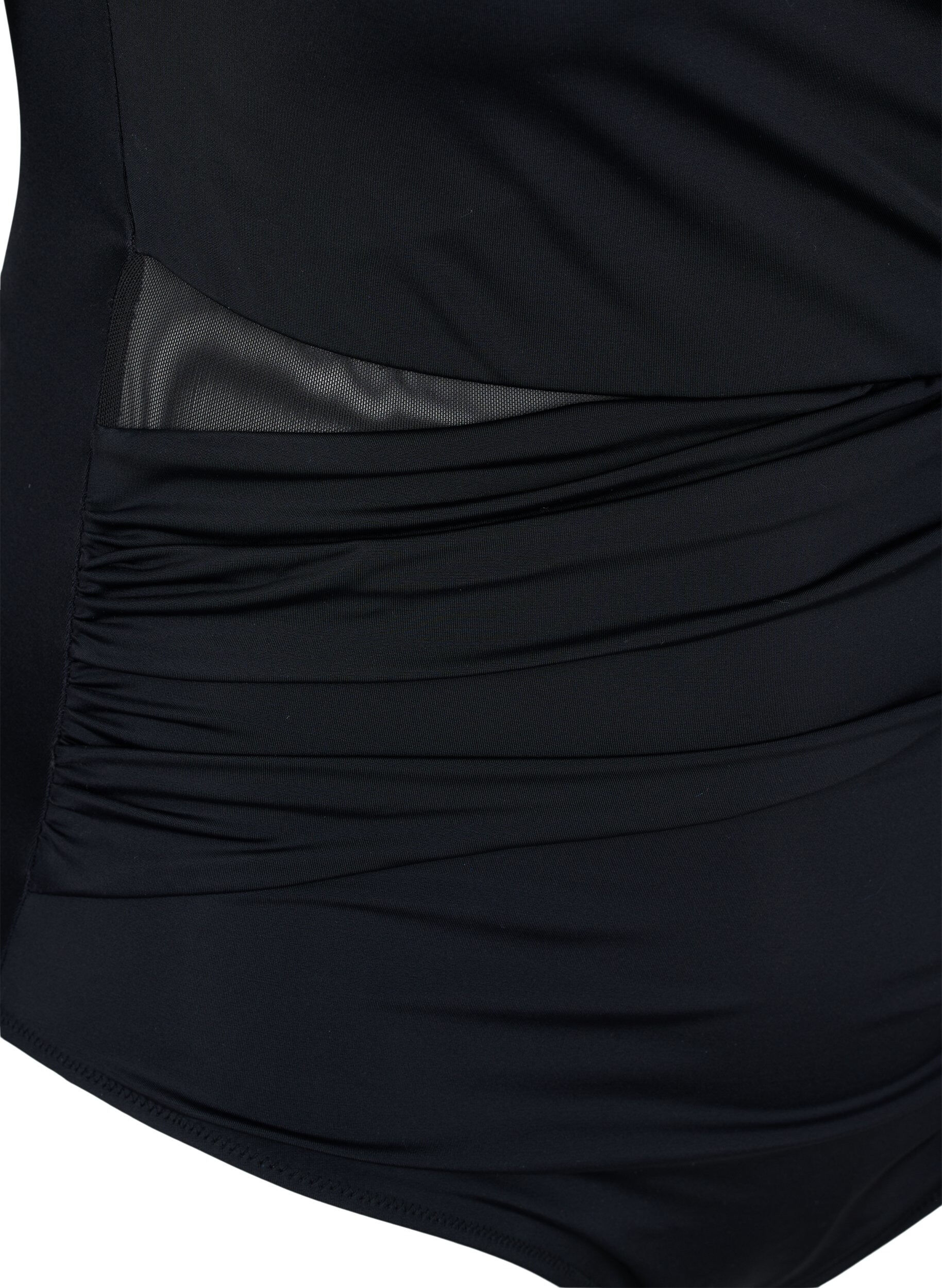 Zizzifashion Wrap swimsuit, Black, Packshot image number 3