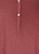 Long-sleeved t-shirt with V-neck and buttons, Brown, Packshot image number 2
