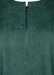 Velvet dress with a zip detail, Posy Green, Packshot image number 2