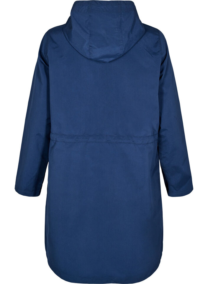 FLASH - Lightweight parka with a hood, Blue, Packshot image number 1