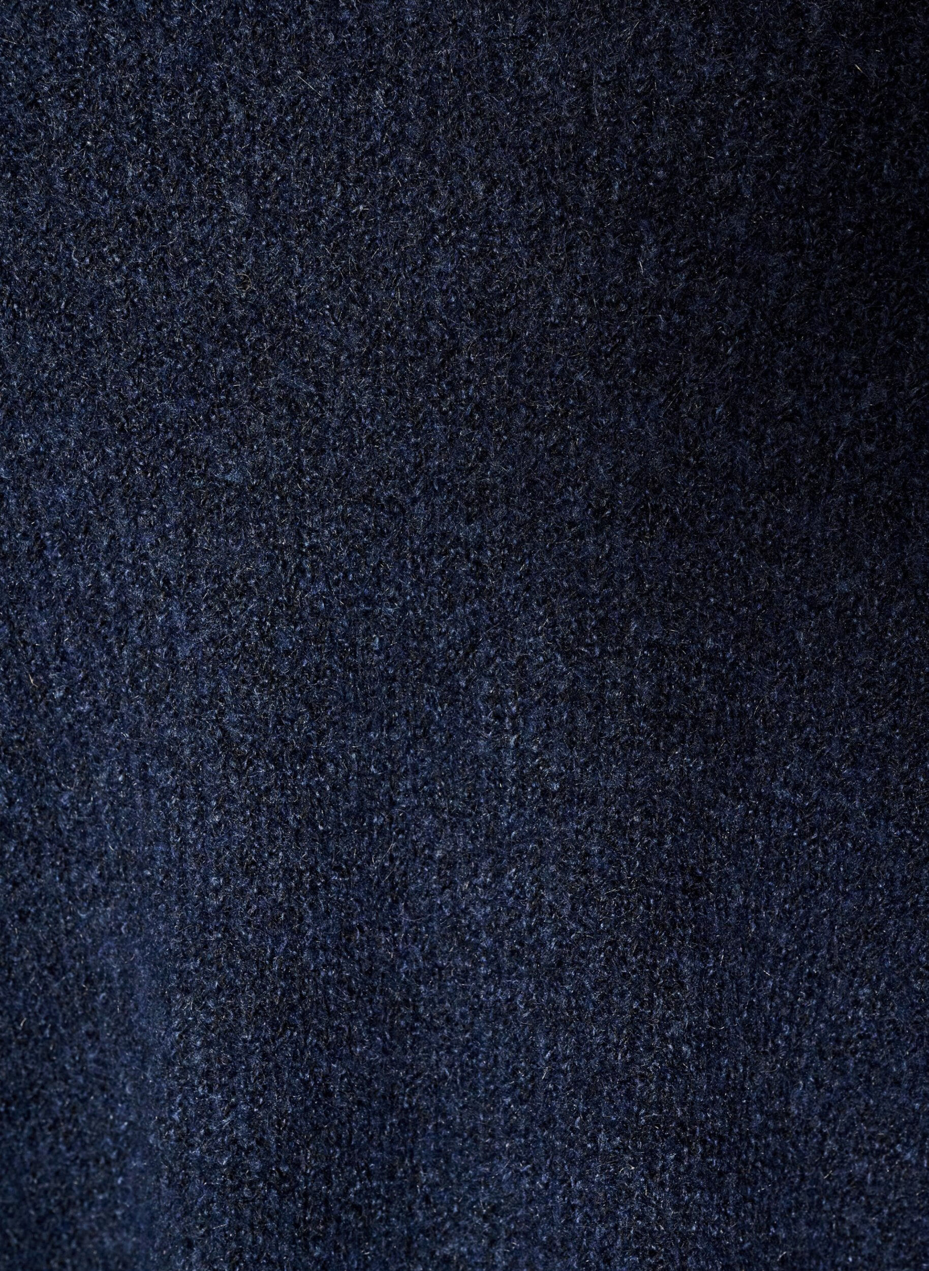 ZizzifashionKnitted blouse with V-neck and raglan sleeves, Blue, Packshot image number 2