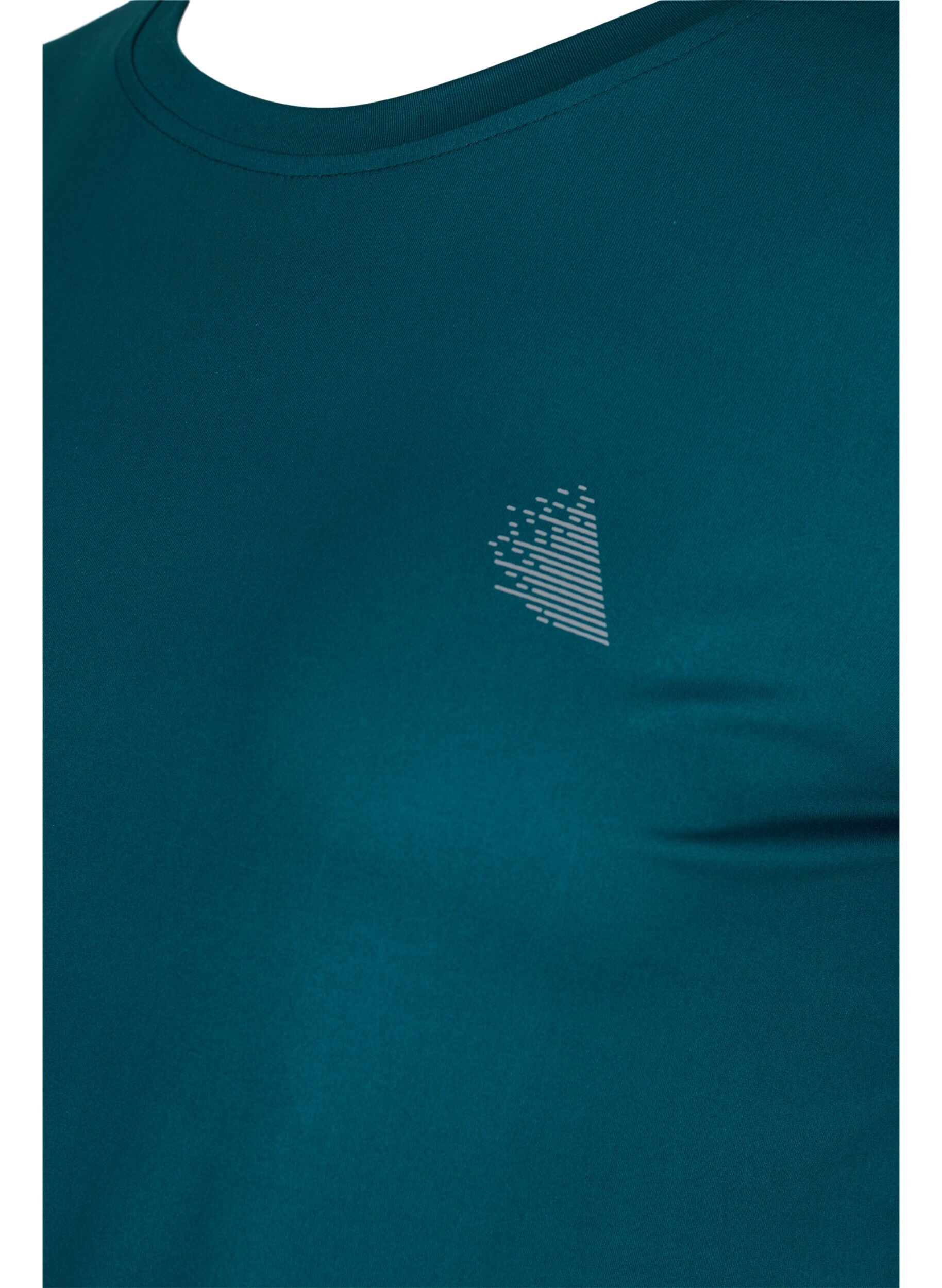Zizzifashion Maternity gym t-shirt, Deep Teal, Packshot image number 2