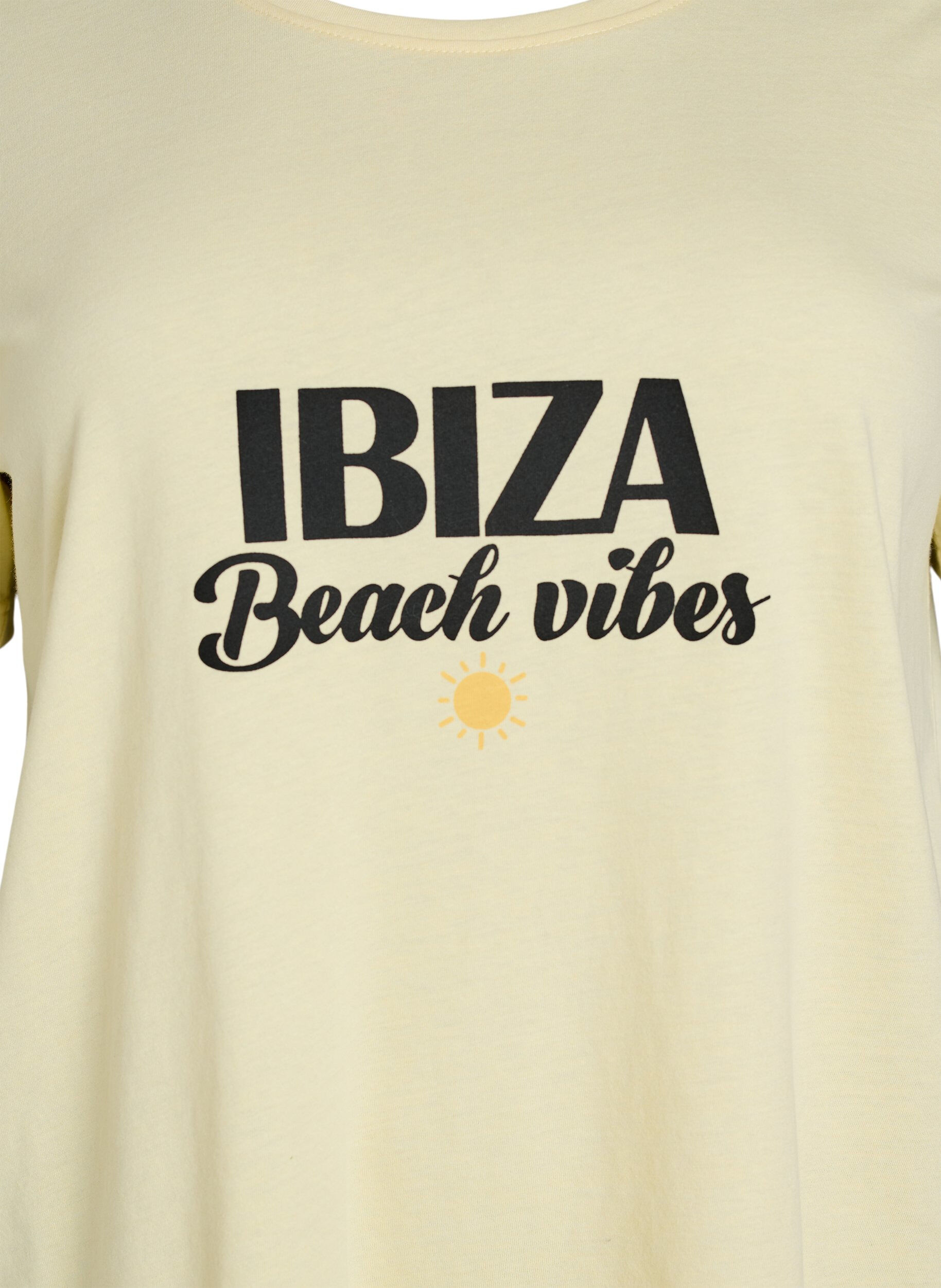 ZizzifashionT-shirt with motif, Yellow, Packshot image number 2