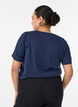 T-shirt with motif, Blue, Model image number 2