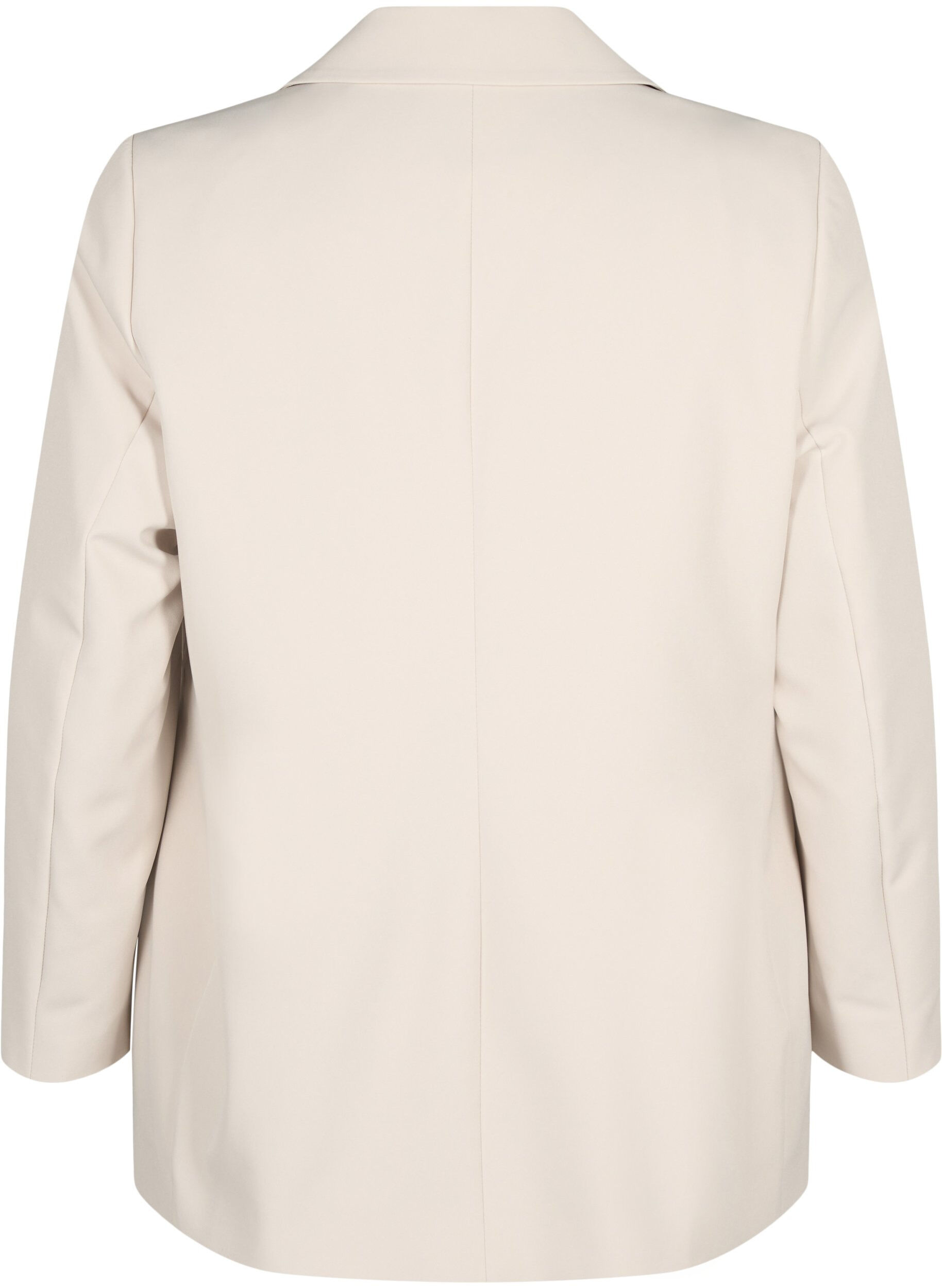 Zizzifashion Classic blazer with button fastening, Pumice Stone, Packshot image number 1