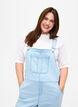 Striped denim overalls, L. Blue Denim Stripe, Model image number 2