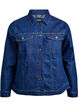 Denim jacket in a stretchy cotton blend, Blue, Packshot image number 0