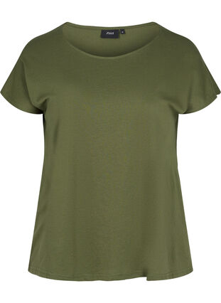 Cotton mix t-shirt, Ivy Green, Packshot image number 0