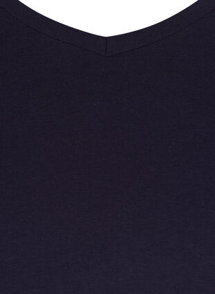 Basic plain cotton t-shirt, Night Sky, Packshot image number 2