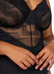 Body with underwire and lace detail, Black, Model image number 2