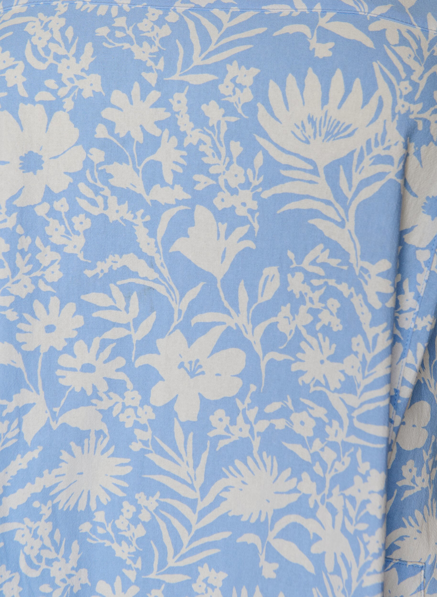 ZizzifashionShort-sleeved cotton dress with print, Vanilla, Packshot image number 2