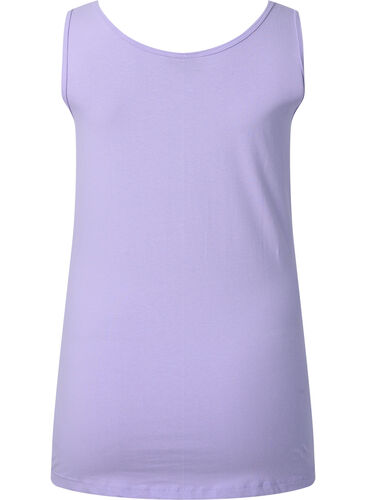 Cotton basic top, Lavender, Packshot image number 1