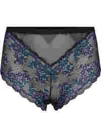 Lace knickers with high waist