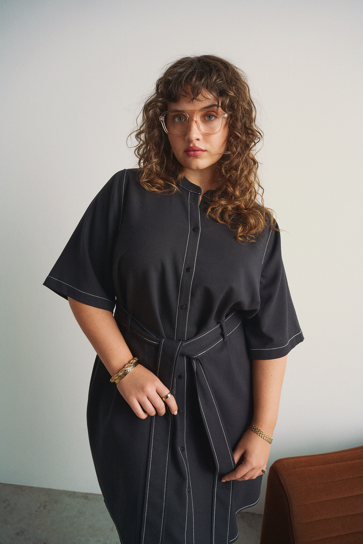 Zizzifashion Shirt dress, , Model