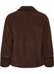 Teddy jacket with contrast details, Brown, Packshot image number 1