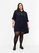 Viscose tunic with hood, Navy Blazer, Model image number 2
