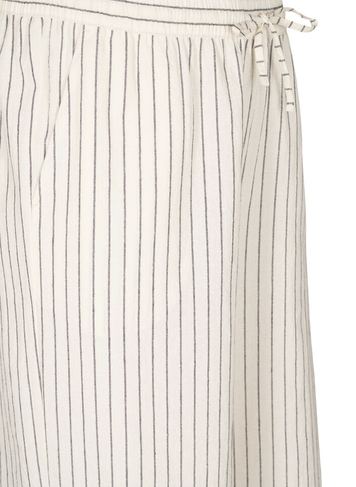 Loose trousers with high waist and pockets, Vanilla, Packshot image number 2