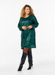 Long-sleeved sequin dress with pattern, Rain Forest, Model image number 2