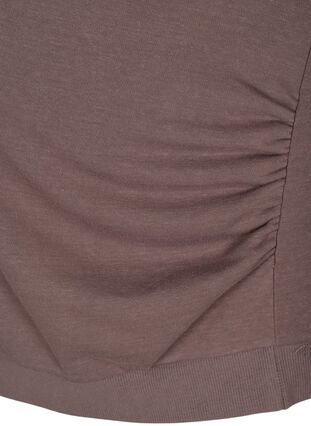 Maternity sweater with ribbed edges, Iron, Packshot image number 3