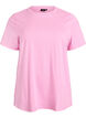 Basic cotton T-shirt with round neck, Pink, Packshot image number 0
