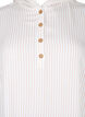 Short-sleeved viscose tunic with hood, White Natural Stripe, Packshot image number 2