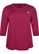 Sports top with 3/4 sleeves, Pink, Packshot image number 0