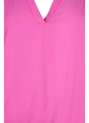 	 Viscose blouse with v-neck, Raspberry Rose, Packshot image number 2
